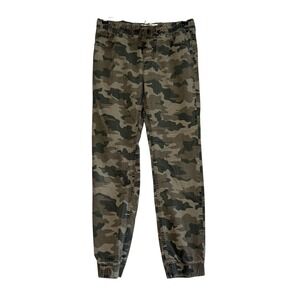 Levis Jogger Pants Jr. Size L Green Camo Ripstop Elastic Waist Utility Casual